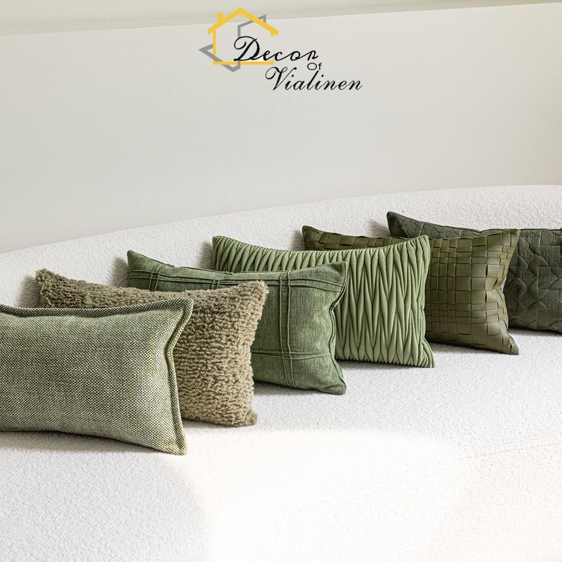 Green waist pillow, minimalist - Velvet Ribbon Roll recension och pris