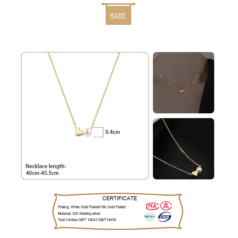 TrustDavis Real 925 Sterling S - Pearl Trim Chain recension och pris