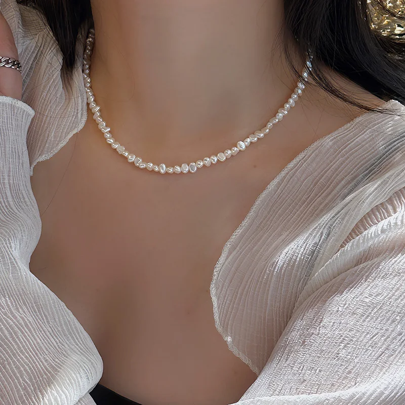Hengsheng 4-5mm Baroque Freshw - Pearl Trim Chain recension och pris