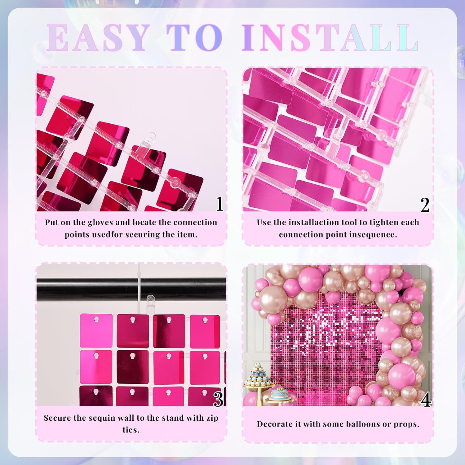 500-5000pcs 28mm 1-hole PVC Sh - Sequin Fabric Panel recension och pris
