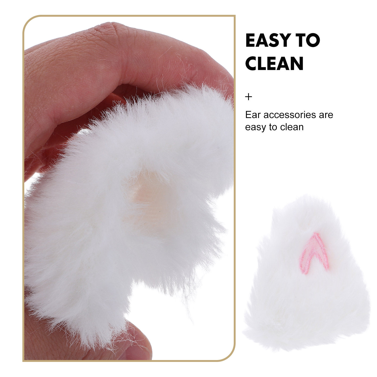 10Pcs Cute Bunny Ear Charms Vi - Embellish Craft recension och pris