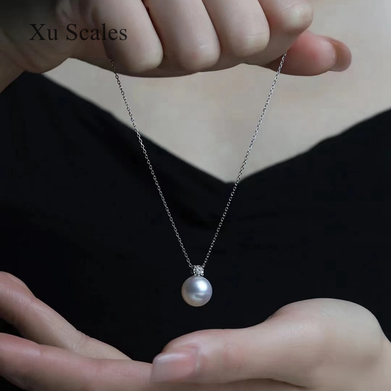 Natural Pearl Pendant 9-11mm S - Pearl Trim Chain recension och pris