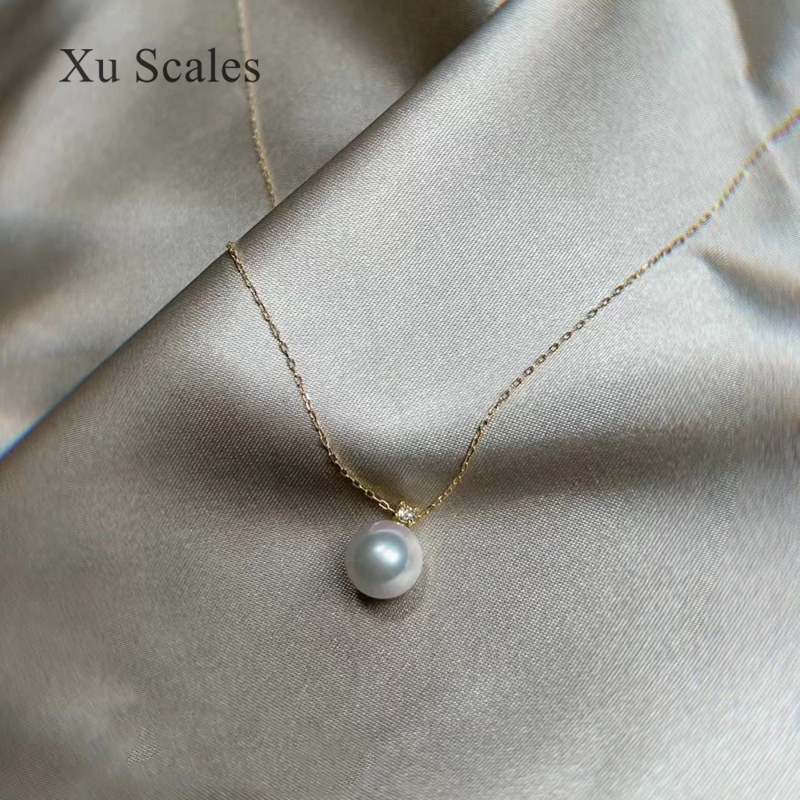 Natural Pearl Pendant 9-11mm S - Pearl Trim Chain recension och pris